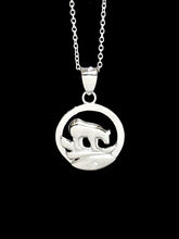 Load image into Gallery viewer, Spirit Bear NORTHERN SPIRIT Sterling Silver Pendant with Canadian Diamond
